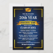 クラシックスタイルスクールカラーズクラス懇親会 招待状 (正面)