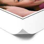 クラシックスタイルパーソナライズされたフォトマット – 水平 – ポスター (角)