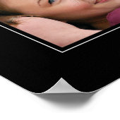 クラシックスタイルパーソナライズされたフォトマット – 黒 –  ポスター (角)