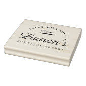 クラシックスタイルホームベーカリーロゴ ラバースタンプ (スタンプ)