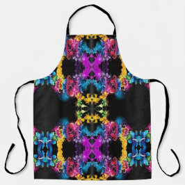 クラシックスタイル花模様 エプロン