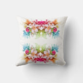 クラシックスタイル花模様 クッション (裏面)