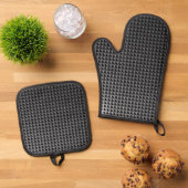 クラシックスタイル質感 鍋つかみ&鍋敷きセット (トップダウン)
