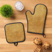 クラシックスタイル質感 鍋つかみ&鍋敷きセット (トップダウン)