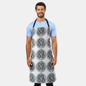 クラシックスタイルScrollwork エプロン (着用した状態)