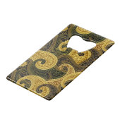 クラシックスタイルScrollwork クレジットカード栓抜き (正面アングル)