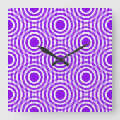 クラシックスタイルScrollwork スクエア壁時計 (正面)