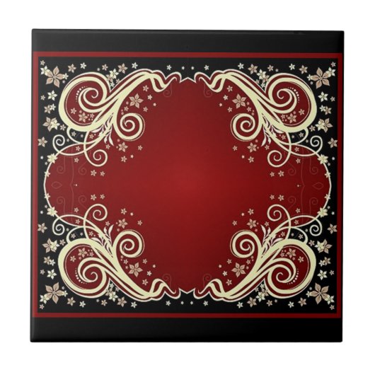 クラシックスタイルScrollwork タイル (正面)