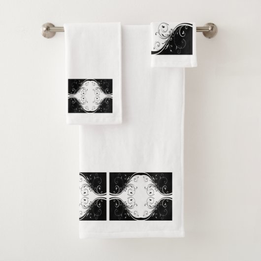 クラシックスタイルScrollwork バスタオルセット (インサイチュ)