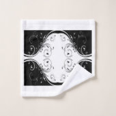 クラシックスタイルScrollwork バスタオルセット (ウォッシュタオル)