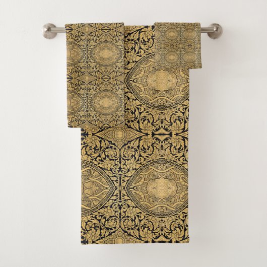 クラシックスタイルScrollwork バスタオルセット (インサイチュ)