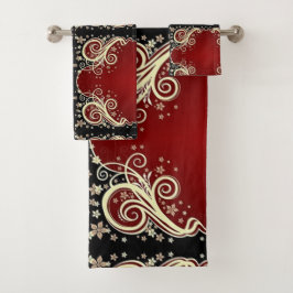 クラシックスタイルScrollwork バスタオルセット