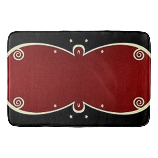 クラシックスタイルScrollwork バスマット (正面)