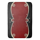 クラシックスタイルScrollwork バスマット (正面縦)