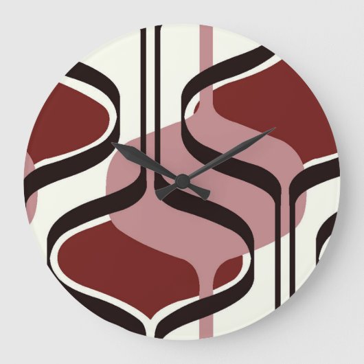 クラシックスタイルScrollwork ラージ壁時計 (正面)