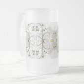 クラシックスタイルScrollworks フロストグラスビールジョッキ (正面左)