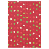 クラシックスターズオンレッドホリデーテーブルクロス テーブルクロス (正面)