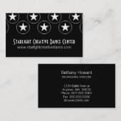 クラシックスターズ名刺(白黒) 名刺 (正面/裏面)