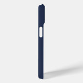 クラシックスターモチーフ ネイビーブルー iPhone 15 カバー (裏面 / 右)