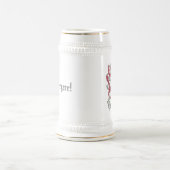 クラシックステインCroslandの紋章付き外衣 ビールジョッキ (中央)