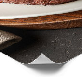 クラシックステークハウスディナーデザイン ポスター (角)