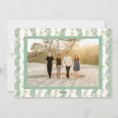 クラシックストッキングガーランドヴィンテージ2写真 シーズンカード (裏面)