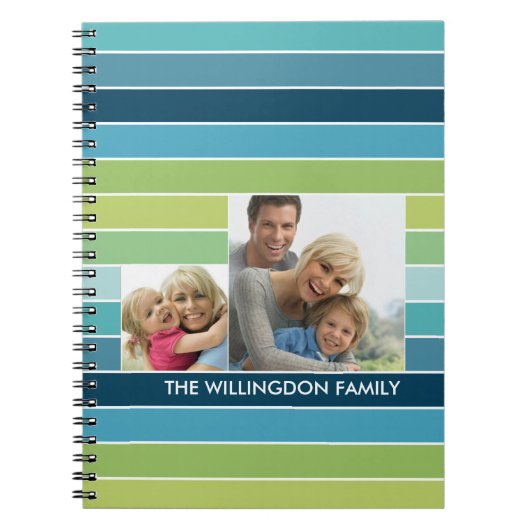 クラシックストライプノート ノートブック (正面)