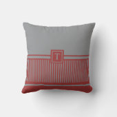 クラシックストライプモノグラム クッション (裏面)