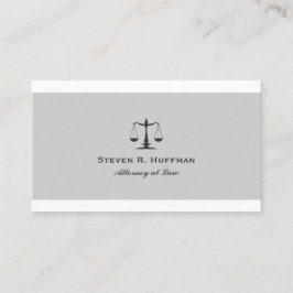 クラシックストライプ弁護士ジャスティススケール 名刺