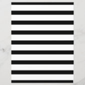 クラシックストライプ結婚式スケジュールタイムライン (裏面)