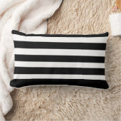 クラシックストライプ装飾用クッション ランバークッション (ブランケット)