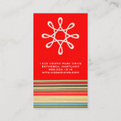 クラシックストライプBusiness Card 名刺 (裏面)