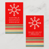 クラシックストライプBusiness Card 名刺 (正面/裏面)