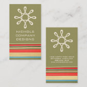 クラシックストライプBusiness Card 名刺 (正面/裏面)