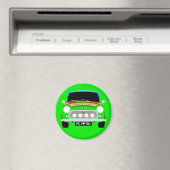 クラシックストリピオースティンミニクーパーカー マグネット (インサイチュ (食洗機))