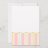 クラシックストークベビーガールシャワー招待状 招待状 (裏面)