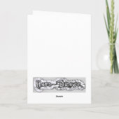 クラシックストーク(青) (ベビーシャワー) 案内状 (裏面)