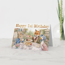 クラシックストーリーブックのうさぎ お誕生日おめでとう