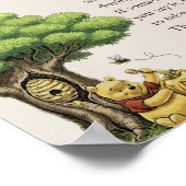 クラシックストーリーブックベア「ベビーを言わない」ベビー ポスター (角)