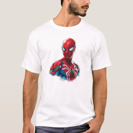クラシックスパイダーマン アートワーク イラスト Tシャツ