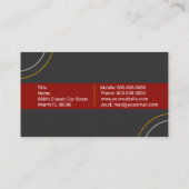 クラシックスポーツカー名刺 名刺 (裏面)