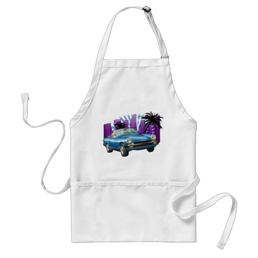 クラシックスポーツカー スタンダードエプロン (正面)