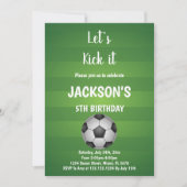 クラシックスポーツパーティーテーマ 招待状 (正面)