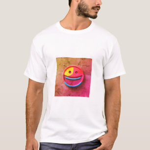 クラシックスマイル絵文字Tシャツ – おもしろい Tシャツ