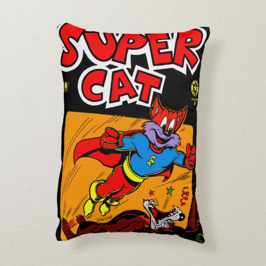 クラシックスーパーねこ枕 アクセントクッション (裏面(縦))