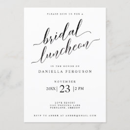 クラシックス結婚クリプトブライダルランチョン招待状 招待状