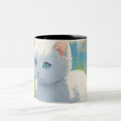 クラシックセラミックのマグカップ – コーヒー、紅茶、および ツートーンマグカップ (中央)