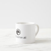 "クラシックセラミックコーヒーマグ – 毎日に最適 エスプレッソカップ (正面右)