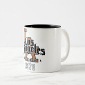 クラシックセラミックマグカップ – コーヒー&紅茶に最適 ツートーンマグカップ (正面右)