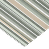 クラシックセージストライプズ テーブルクロス (アングル)